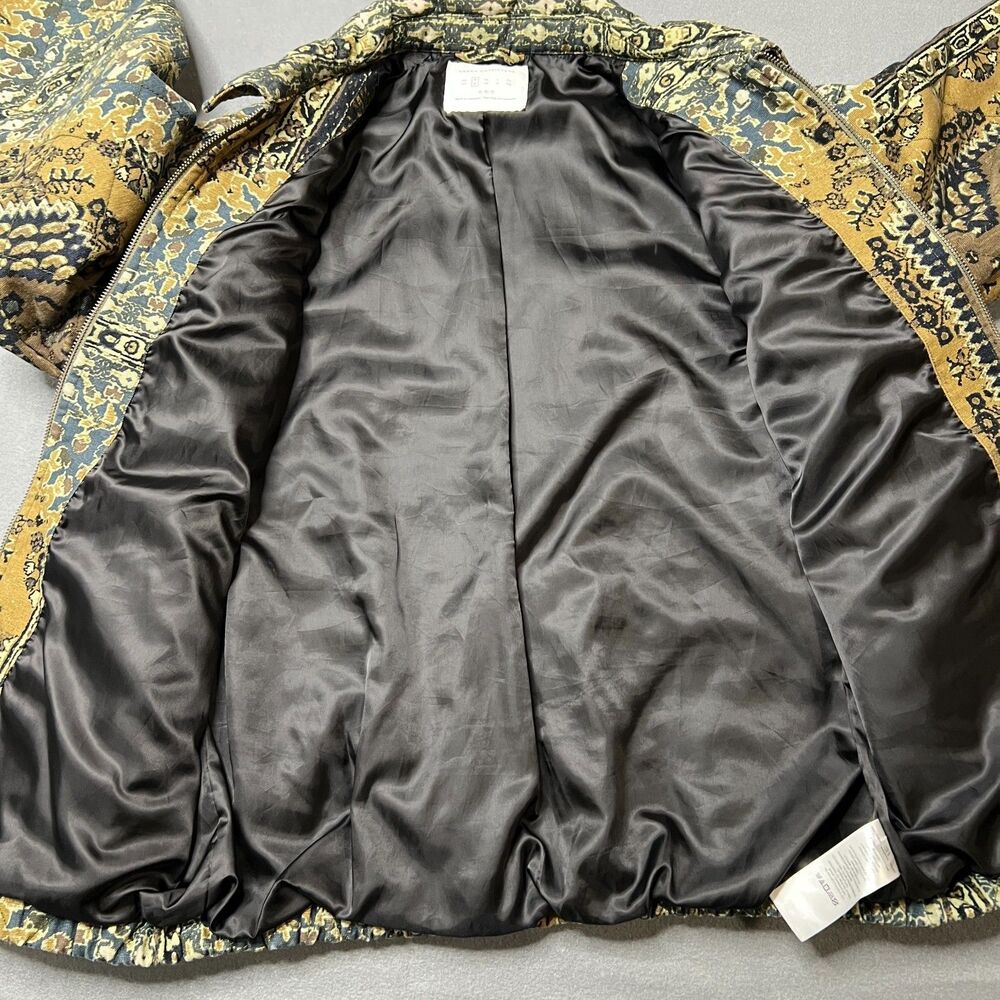 Urban Outfitters Quilted Harrington Jacket Men's Small Multicolor Printed Zip-Up - Picture 4 of 12